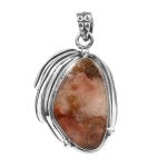 Indonesian Marcasite 1.25" 925 Sterling Silver Pendant (REXT73-305)