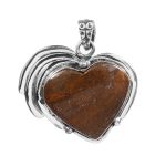 Indonesian Marcasite 1.25" 925 Sterling Silver Pendant (REXT73-304)