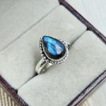 Labradorite 925 Sterling Silver Ring (REXT92-64)