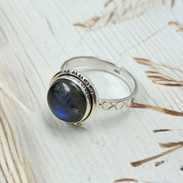 Labradorite 925 Sterling Silver Ring (REXT92-62) - Image 2