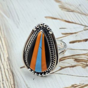 Candy Composite Stone Size US 10 925 Sterling Silver Ring (REXT49-374)