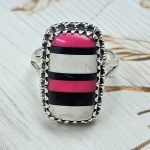 Candy Composite Stone Size US 7 925 Sterling Silver Ring (REXT49-363)