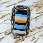 Candy Composite Stone Size US 6 925 Sterling Silver Ring (REXT49-335)