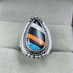 Candy Composite Stone Size US 7 925 Sterling Silver Ring (REXT49-360)