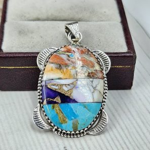Trifecta 1.5" 925 Sterling Silver Pendant (REXT55-109)