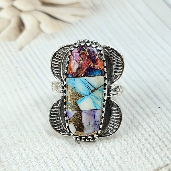 Trifecta Size US 7 925 Sterling Silver Ring (REXT55-101)