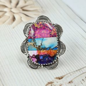 Trifecta Size US 8 925 Sterling Silver Ring (REXT55-106)