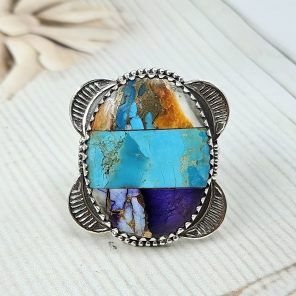 Trifecta Size US 10 925 Sterling Silver Ring (REXT55-107)