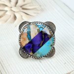 Trifecta Size US 8 925 Sterling Silver Ring (REXT55-104)