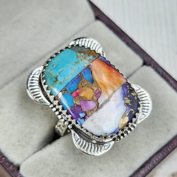 Trifecta Size US 7 925 Sterling Silver Ring (REXT55-99) - Image 2