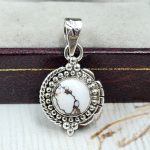 Wild Horse Jasper 1" 925 Sterling Silver Pendant (REXT60-109)