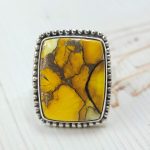Honey Dahlia Size US 9 925 Sterling Silver Ring (RS113-254)