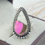 Cotton Candy Turquoise Size US 7 925 Sterling Silver Ring (REXT69-61)