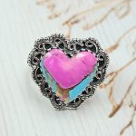 Cotton Candy Turquoise Size US 6 925 Sterling Silver Ring (REXT69-70)