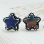 Aurora Opal Star 925 Sterling Silver Stud Earring (RS108-284)