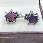 Aurora Opal Star 925 Sterling Silver Stud Earring (RS108-384)
