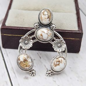 Wild Horse Jasper Naja 925 Silver Pendant (RS108-419)