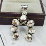 Wild Horse Jasper Naja 925 Silver Pendant (RS108-432)
