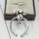 Wild Horse Jasper Naja 925 Silver Pendant (RS108-438)