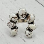 Wild Horse Jasper Naja 925 Sterling Silver Ring (RS112-119)