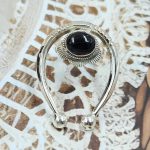 Black Onyx Naja 925 Sterling Silver Ring (RS111-337)
