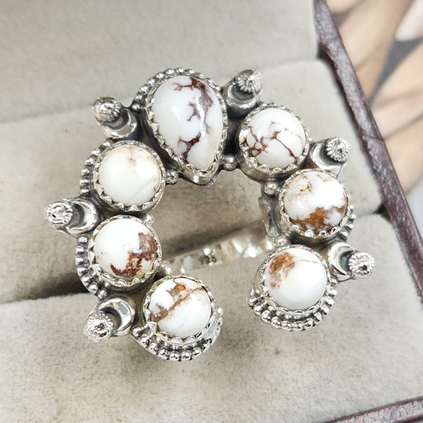 Wild Horse Jasper Naja 925 Sterling Silver Ring (RS112-131) - Image 2