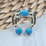 Kingman Turquoise Naja 925 Sterling Silver Ring (RS111-341)