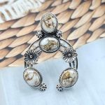 Wild Horse Jasper Naja 925 Sterling Silver Ring (RS111-354)