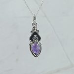 Amethyst 1.25" 925 Sterling Silver Pendant (RS7-85)