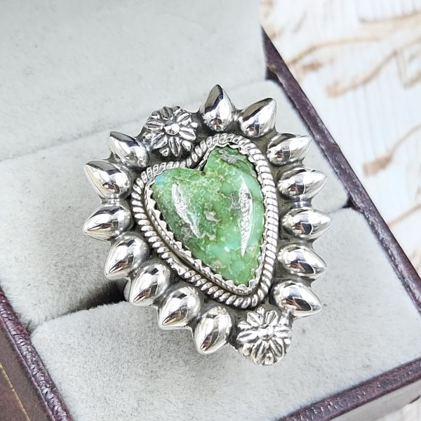 Sonoran Gold Turquoise Size US 7 925 Sterling Silver Ring (RS48-25) - Image 2