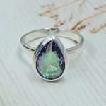 Mystic Topaz  925 Sterling Silver Ring (REXT60-122)