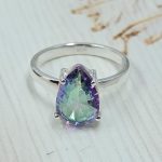 Mystic Topaz  925 Sterling Silver Ring (REXT60-125)