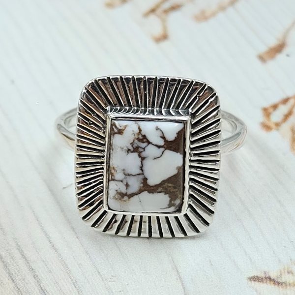 Wild Horse Jasper 925 Sterling Silver Ring (RS73-21)