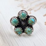 Mohave Turquoise 925 Sterling Silver Ring (RS109-303)