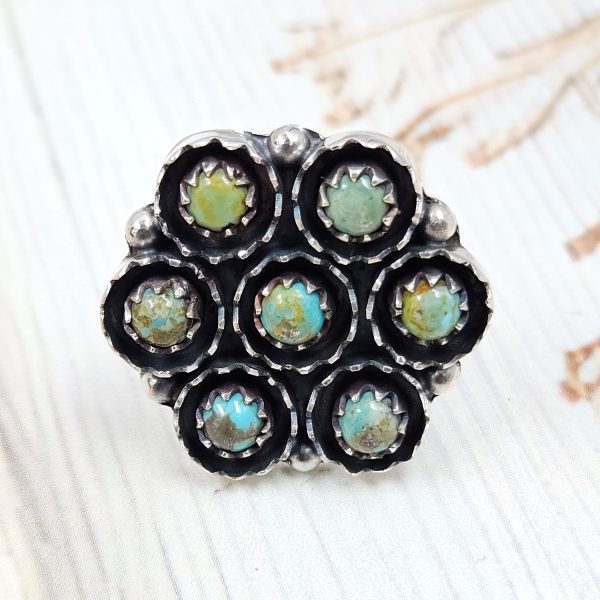 Mohave Turquoise 925 Sterling Silver Ring (RS109-308)