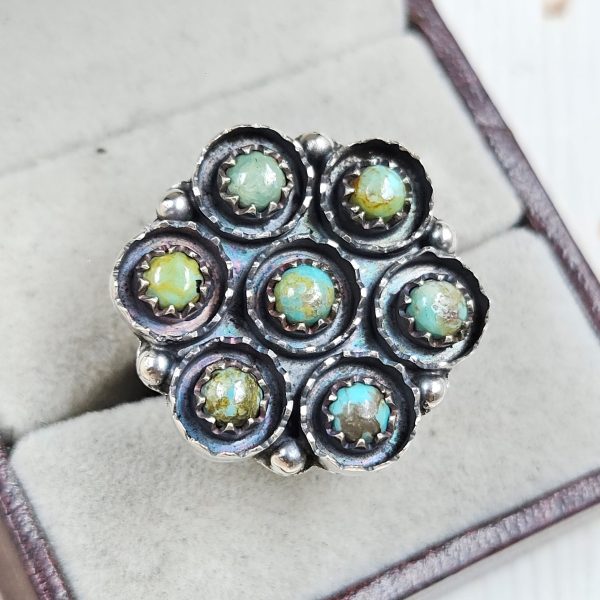 Mohave Turquoise 925 Sterling Silver Ring (RS109-308) - Image 3