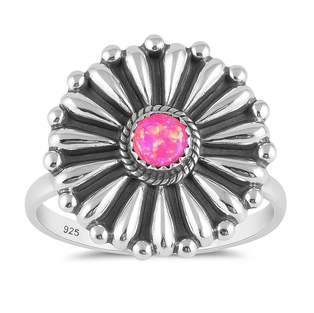 Aurora Opal Concho Ring