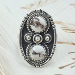 Wild Horse Jasper 925 Sterling Silver Ring (REXT22-64)