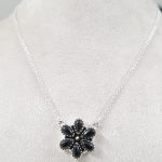 Black Onyx 925 Silver Necklace (REXT25-1)