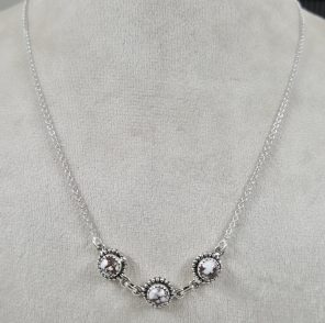 Wild Horse Jasper 925 Silver Necklace (REXT25-16)