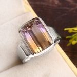 Ametrine Size US 7 925 Sterling Silver Ring (REXT11-407)