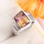 Ametrine Size US 8 925 Sterling Silver Ring (REXT11-401)