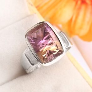 Ametrine Size US 7 925 Sterling Silver Ring (REXT11-397)