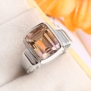 Ametrine Size US 7 925 Sterling Silver Ring (REXT11-408)