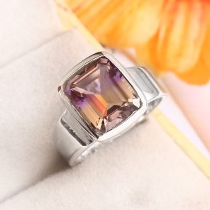 Ametrine Size US 7 925 Sterling Silver Ring (REXT11-406)