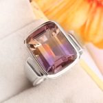 Ametrine Size US 10 925 Sterling Silver Ring (REXT11-405)
