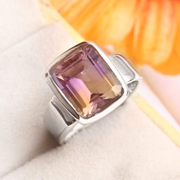 Ametrine Size US 7 925 Sterling Silver Ring (REXT11-403)