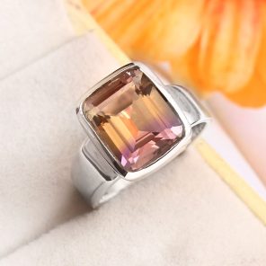 Ametrine Size US 6 925 Sterling Silver Ring (REXT11-391)