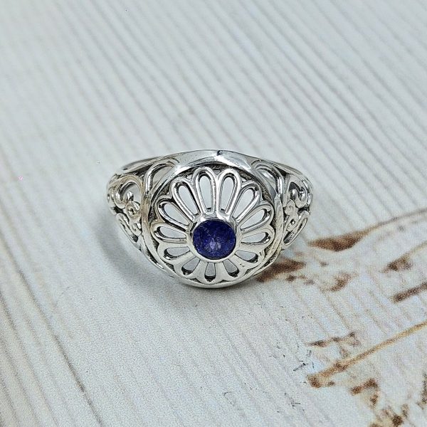 Tanzanite 925 Silver Ring (RS14-204)