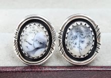 Dendritic Agate Southwest 925 Studs Earring (RS37-34)
